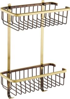 Полка двойная Zorg Antic AZR U-3 BR бронза